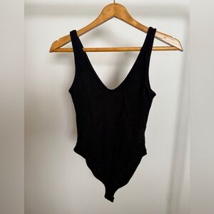 Forever 21 Black V-Neck Top